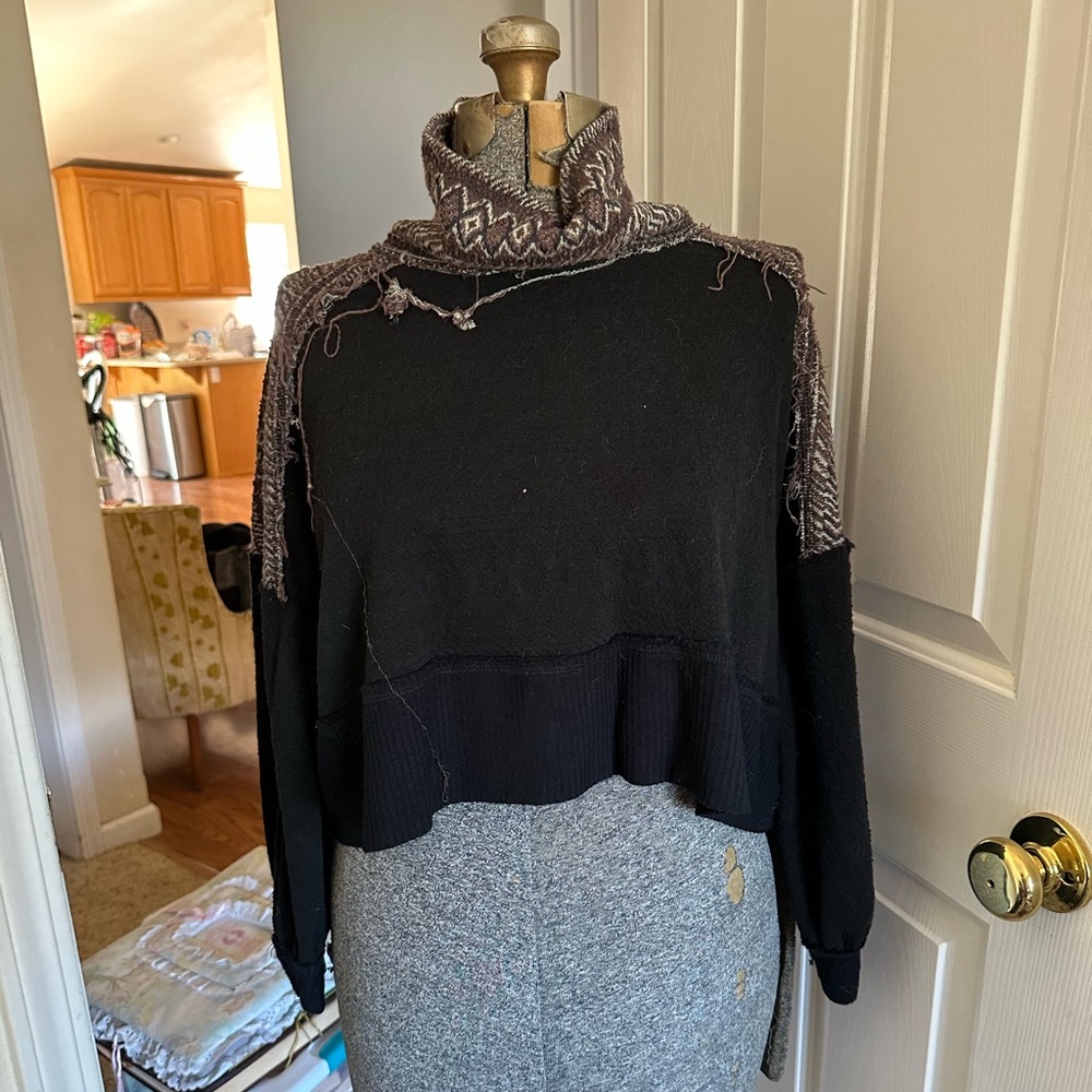 Free people cropped sweater